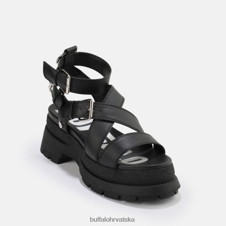 crno Buffalo rude up sandala s platformom veganska |sandale TDD6T764